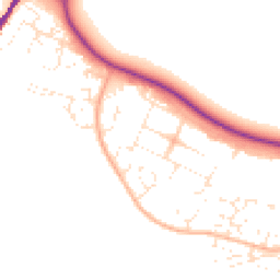 Daytime road noise heatmap for DT3 6AH