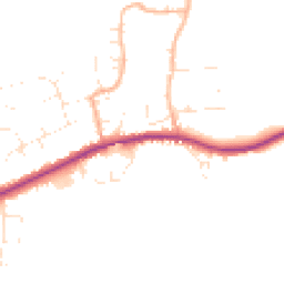 Daytime road noise heatmap for DT3 6BJ