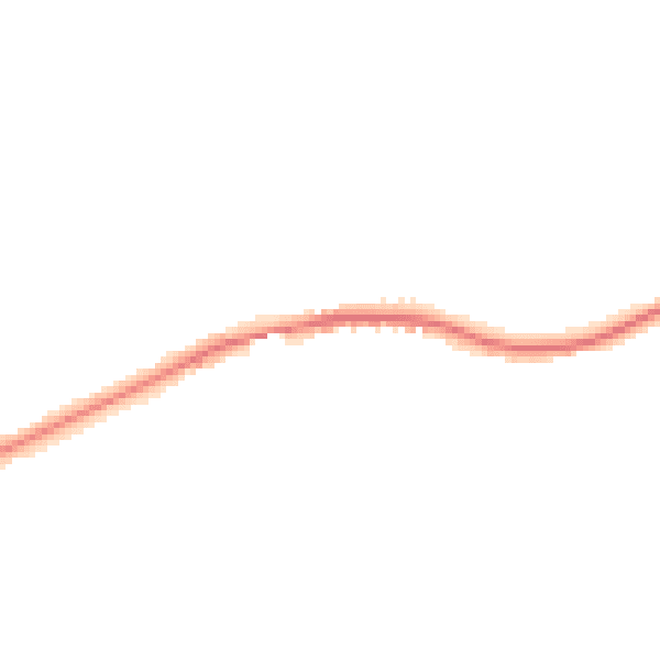 Night-time road noise heatmap for DT3 6BJ