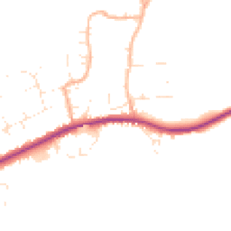 Daytime road noise heatmap for DT3 6BP
