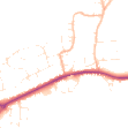 Daytime road noise heatmap for DT3 6DG