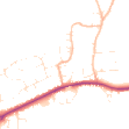 Daytime road noise heatmap for DT3 6DH
