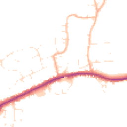 Daytime road noise heatmap for DT3 6DP