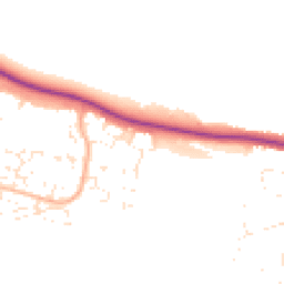Daytime road noise heatmap for DT3 6FL