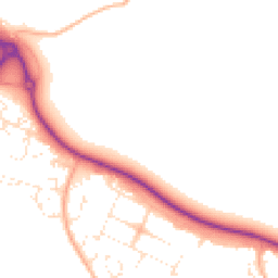 Daytime road noise heatmap for DT3 6GL
