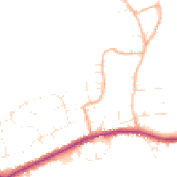 Daytime road noise heatmap for DT3 6HW