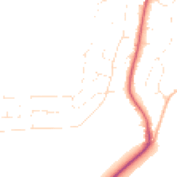 Daytime road noise heatmap for DT3 6JR