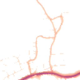 Daytime road noise heatmap for DT3 6LZ