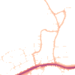 Daytime road noise heatmap for DT3 6ND