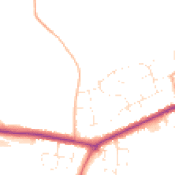 Daytime road noise heatmap for DT3 6NR