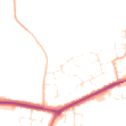 Daytime road noise heatmap for DT3 6NU