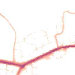 Daytime road noise heatmap for DT3 6NZ