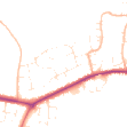 Daytime road noise heatmap for DT3 6PA