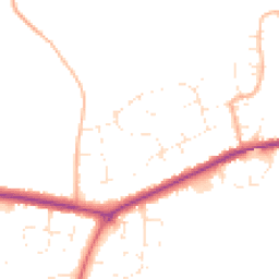 Daytime road noise heatmap for DT3 6PD