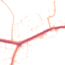 Daytime road noise heatmap for DT3 6PE