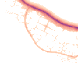 Daytime road noise heatmap for DT3 6RB