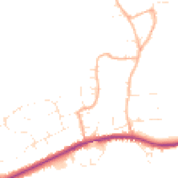 Daytime road noise heatmap for DT3 6RL