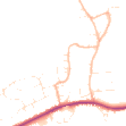 Daytime road noise heatmap for DT3 6RN