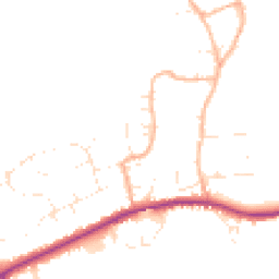 Daytime road noise heatmap for DT3 6SD