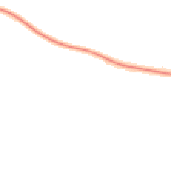 Night-time road noise heatmap for DT3 6SG