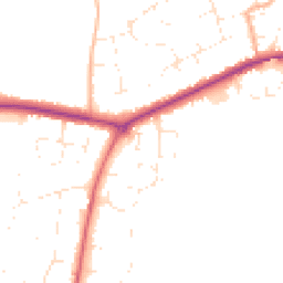 Daytime road noise heatmap for DT3 6SP
