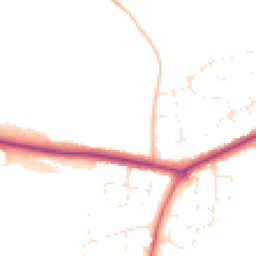 Daytime road noise heatmap for DT3 6SQ