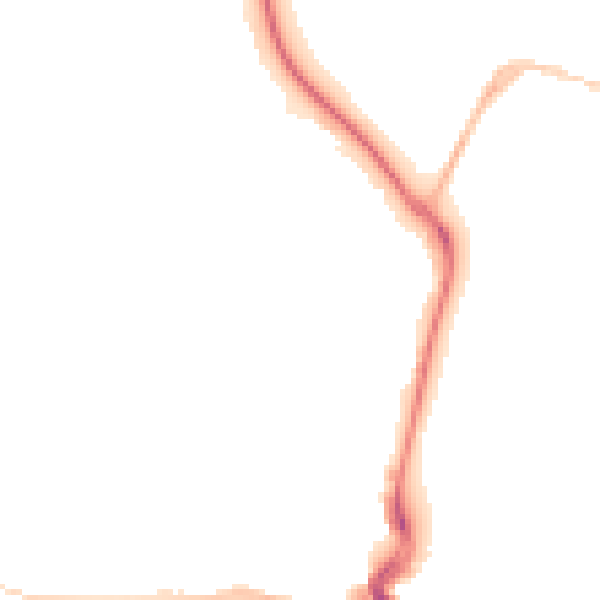 Night-time road noise heatmap for DT4 0AP