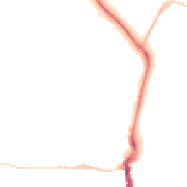 Night-time road noise heatmap for DT4 0AT