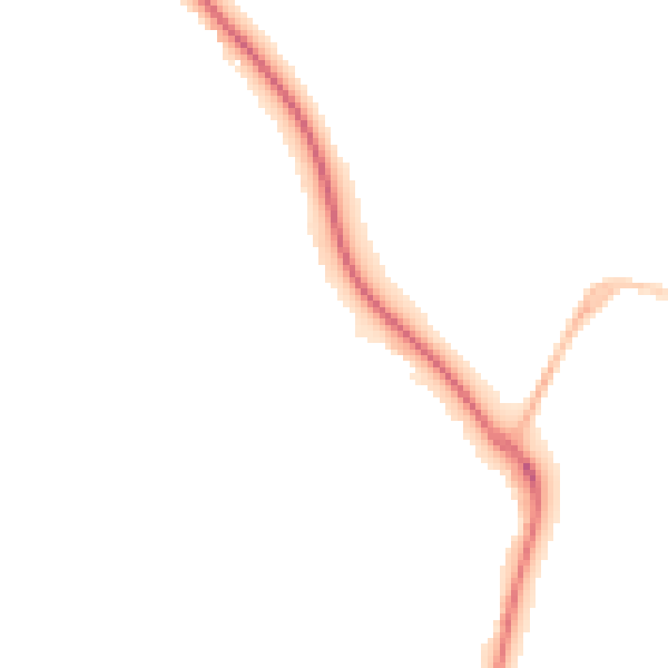 Night-time road noise heatmap for DT4 0DT