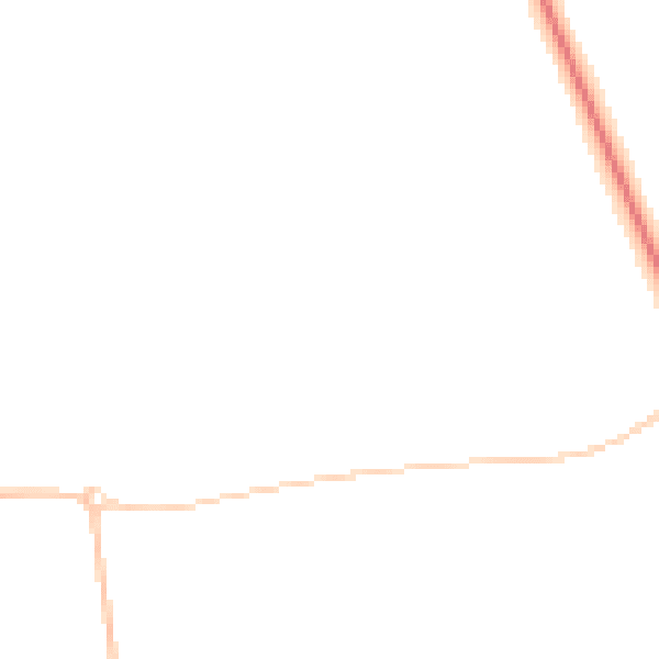 Night-time road noise heatmap for DT4 0EP
