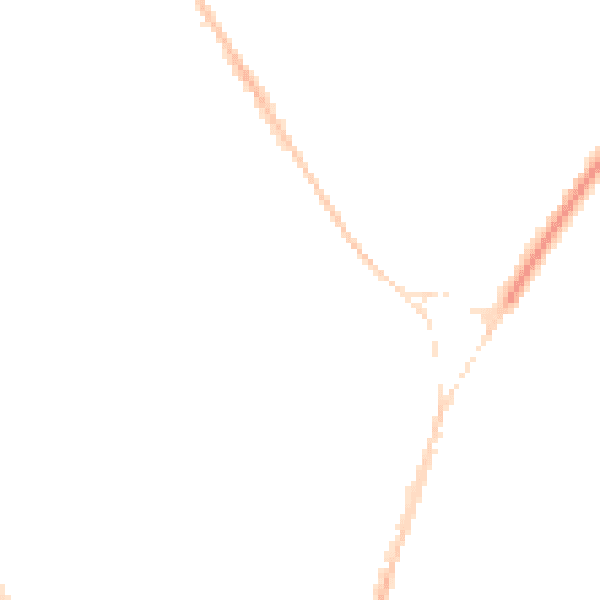 Night-time road noise heatmap for DT4 7PS