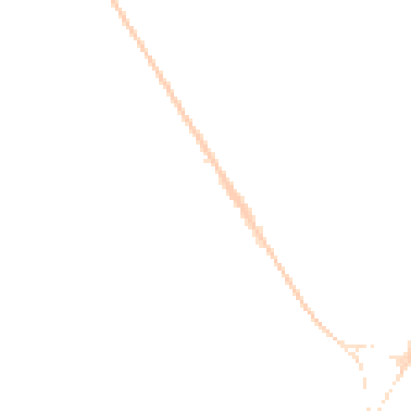 Night-time road noise heatmap for DT4 7QH