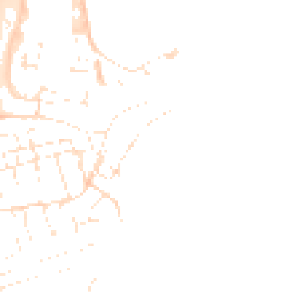 Daytime road noise heatmap for DT4 8BD