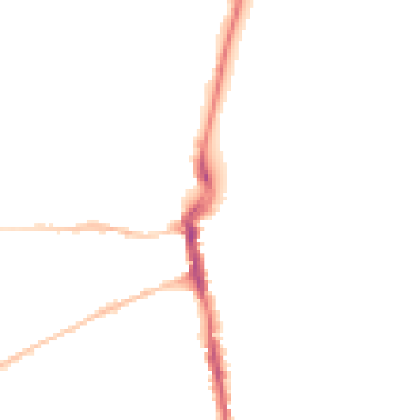 Night-time road noise heatmap for DT4 8DW