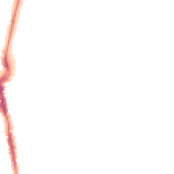 Night-time road noise heatmap for DT4 8TT