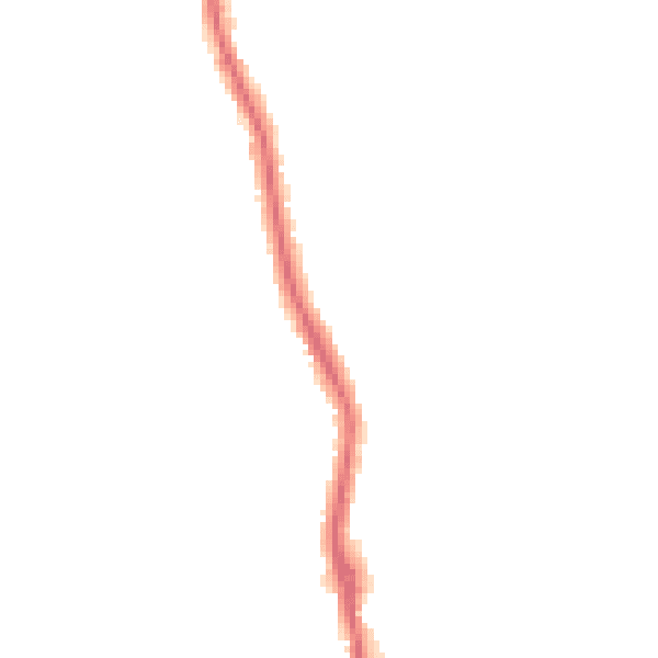 Night-time road noise heatmap for DT4 9BQ