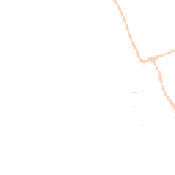 Night-time road noise heatmap for DT4 9HJ