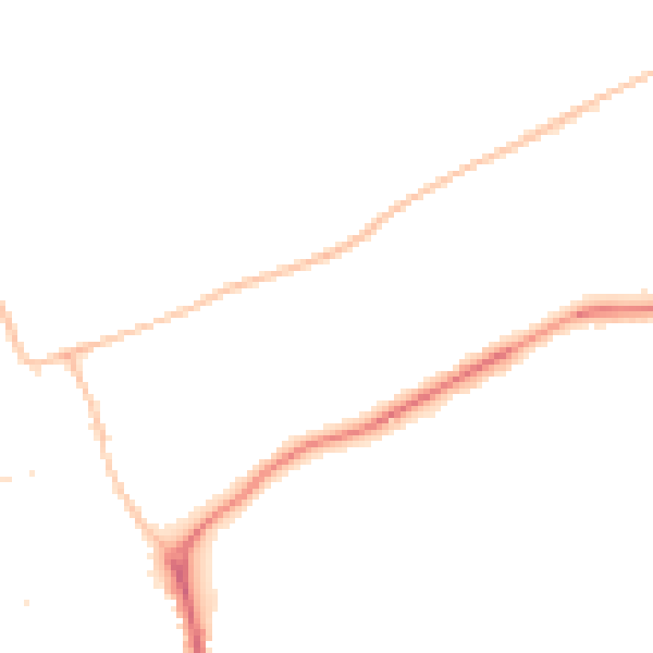 Night-time road noise heatmap for DT4 9RB