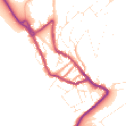 Daytime road noise heatmap for DT5 1AA