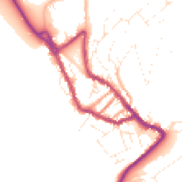 Daytime road noise heatmap for DT5 1AD