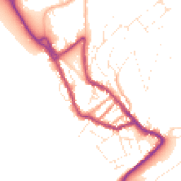 Daytime road noise heatmap for DT5 1AF
