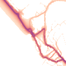 Daytime road noise heatmap for DT5 1AL