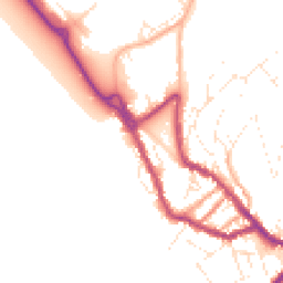 Daytime road noise heatmap for DT5 1AN