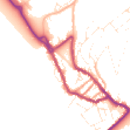 Daytime road noise heatmap for DT5 1AS