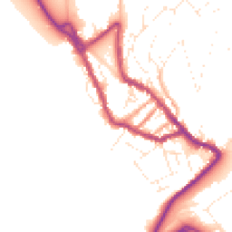 Daytime road noise heatmap for DT5 1BG