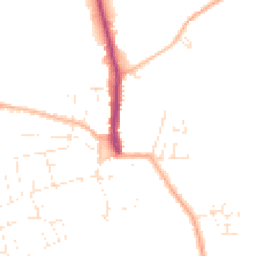 Daytime road noise heatmap for DT5 1BH