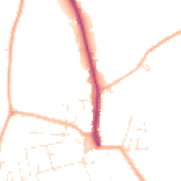 Daytime road noise heatmap for DT5 1BP
