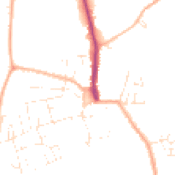Daytime road noise heatmap for DT5 1BU