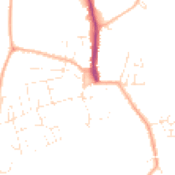 Daytime road noise heatmap for DT5 1BX
