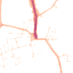 Daytime road noise heatmap for DT5 1BY